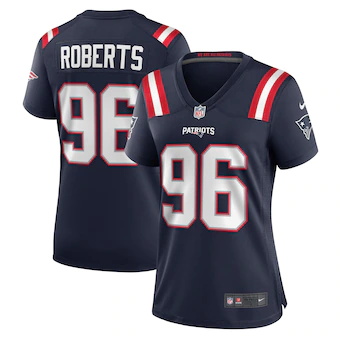 womens nike sam roberts navy new england patriots game play